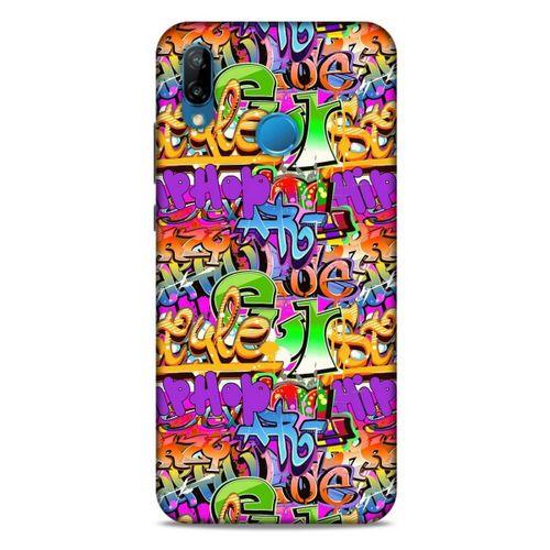 Graffitix (14) Desenli Silikon Kapak Huawei P20 Lite Kılıf