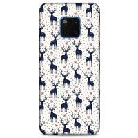 Animax Geyikler ve Kış Huawei Mate 20 Pro Kılıf Desenli Silikon