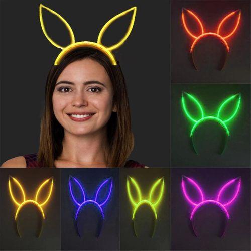 Karanlıkta Yanan Fosforlu Glow Taç 6 Renk 6 Adet