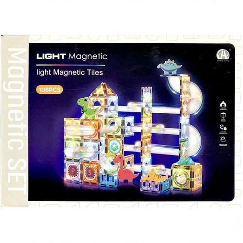 Eğitici Çocuk Magnetic Tiles Light Version 108 Parça