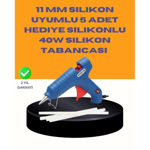 40w Sıcak Mum Silikon Tabancası 5 Silikon Hediyeli Hızlı Yapıştırma