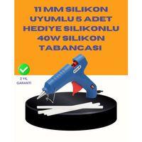 40w Sıcak Mum Silikon Tabancası 5 Silikon Hediyeli Hızlı Yapıştırma
