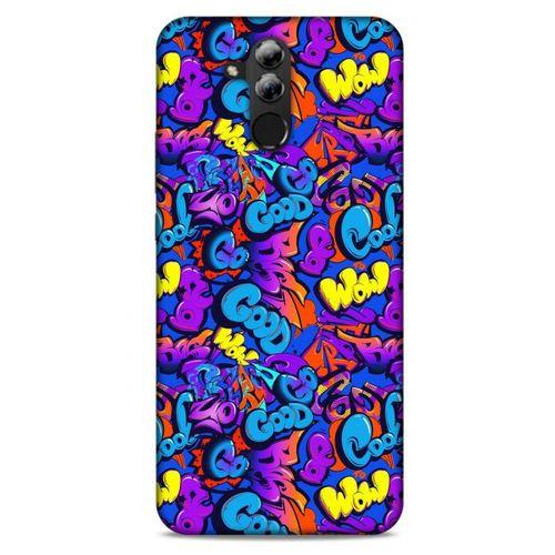Graffitix (20) Desenli Silikon Kapak Huawei Mate 20 Lite Kılıf
