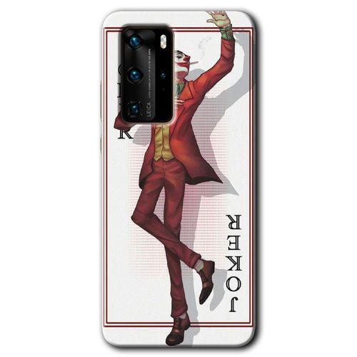 Huawei P40 Pro Kılıf HD Desen Baskılı Arka Kapak - Joker İskambil