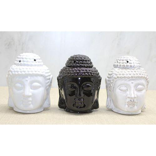 Seramik Buda Büstü Buhurdanlık