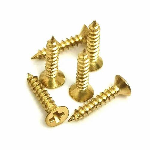 Klips, Menteşe, Ayak, Ağaç, Sunta Vidası 3x13 Mm - Sarı 100 Adet