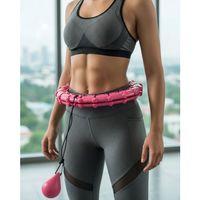 Akıllı Hula Hoop Çemberi 24 Parça Ayarlanabilir Mor Zayıflama Halkası