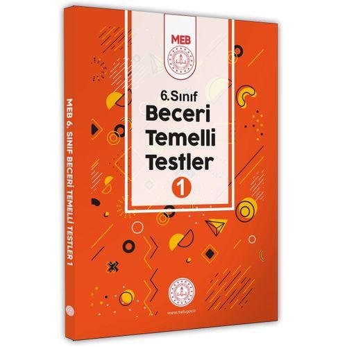 2025 6 Sınıf MEB Beceri Temelli Testler 1  Kitap Örnek Soru Bankası (Renkli Baskı A4 Boyut)