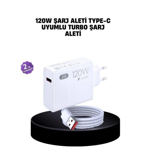 120w Mi Turbo Destekli Hızlı Şarj Cihazı Type-c Uyumlu Akım Korumalı
