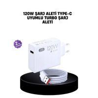 120w Mi Turbo Destekli Hızlı Şarj Cihazı Type-c Uyumlu Akım Korumalı