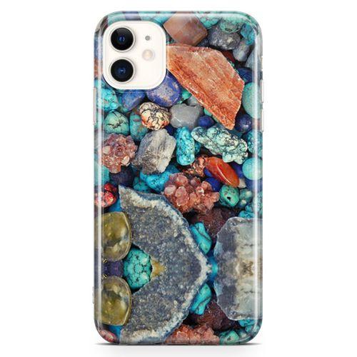 Apple iPhone 11 Kılıf Pebbles Taşlı Arka Kapak Koruma Desenli Full Koruyucu