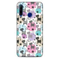 Lopard Huawei Y6P Uyumlu Kılıf Kediler (9) Kılıf Puantiyeli Kedi