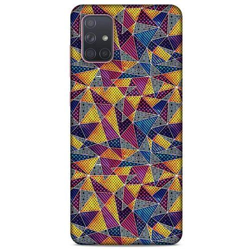 Geometrix 02 Samsung Galaxy A71 Kılıf Silikon Kapak