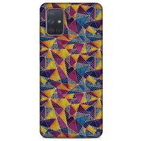 Geometrix 02 Samsung Galaxy A71 Kılıf Silikon Kapak