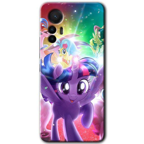 Potkal Hediye Fabrikası Xiaomi Mi 12 Lite HD Baskılı Kılıf + 9D Tam Ekran Koruyucu - Pony