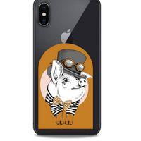 Zoologix (37) Apple iPhone XS Max Şeffaf Kılıf Silikon Desenli