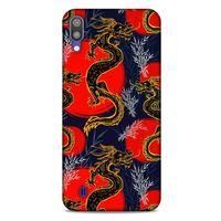Samsung Galaxy M10 Kılıf Dragons (30) Silicone Case Ejderha Cizimi