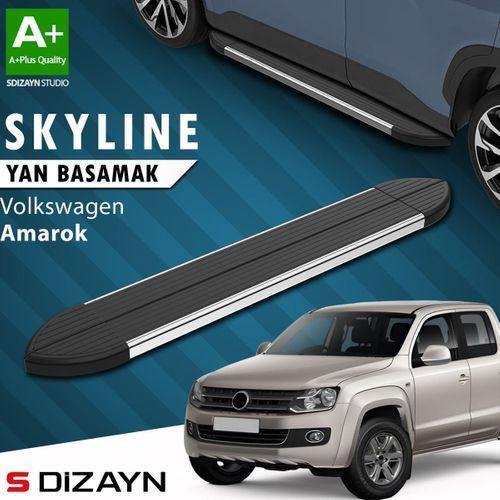 S-Dizayn VW Amarok Skyline Krom Yan Basamak 203 Cm 2010-2023 A+ Kalite