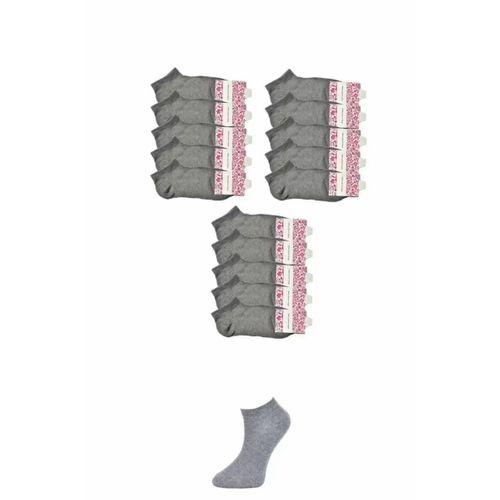 Gri Kadın Bilek Çorap 15 çift