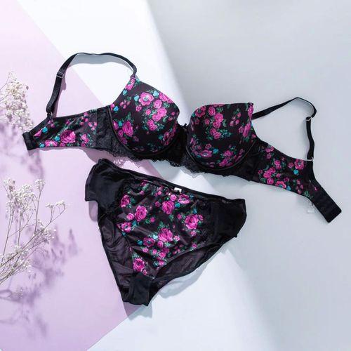 Gardenia Big Size Plunge Bra, Siyah Konforlu Ve Şık Sütyen