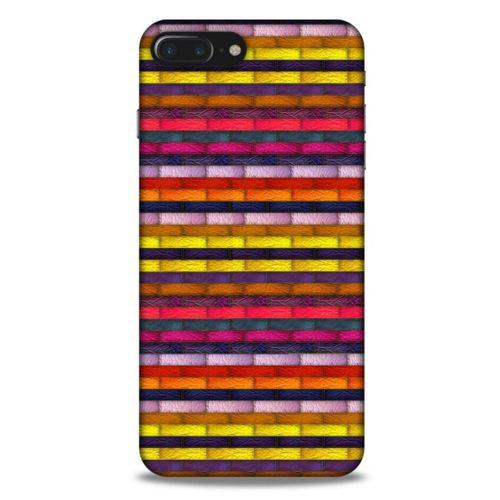 Apple Iphone 8 Plus Kılıf Patchwork (42) Rugged Armor Kılıf Karışık Renkli