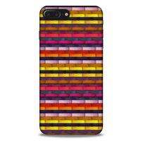 Apple Iphone 8 Plus Kılıf Patchwork (42) Rugged Armor Kılıf Karışık Renkli