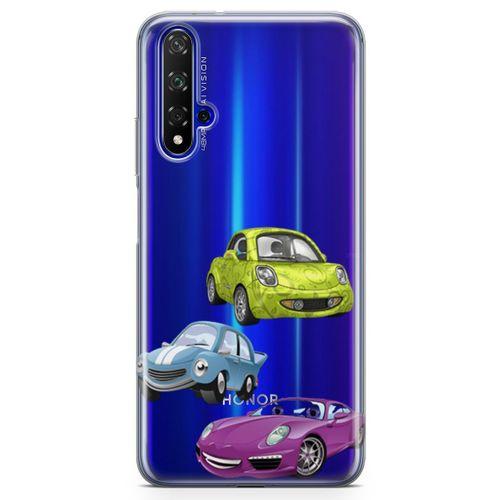 Honor View 20 Kılıf The Cars Arka Kapak Koruma Desenli Full Koruyucu