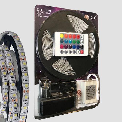 5 Metre Rgb Şerit Led Seti-iç Ve Dış Mekan Silikonlu-tak Çalıştır