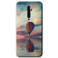 OPPO Oppo Reno 2z Kılıf HD Baskılı Desen + Hayalet Cam Yandan Görünmez