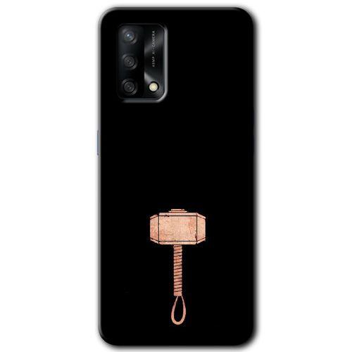 BeRa Aksesuar Oppo A54 Kılıf Baskılı Kapak - Thor Çekiç +Tam Kaplayan Mat Seramik