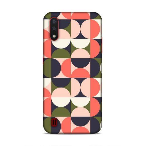 Samsung Galaxy A01 Uyumlu Kılıf Insomnia (42) Rugged Armor Kılıf Kare Daire