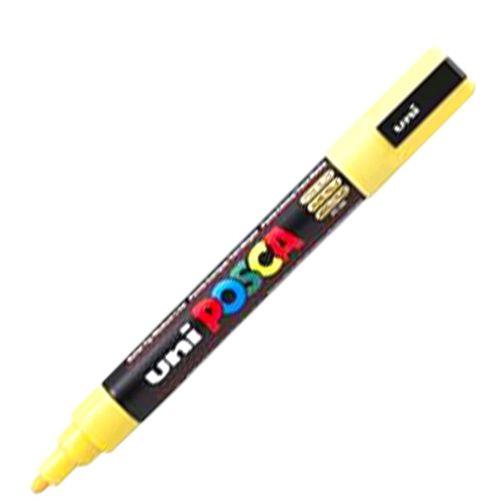 UNİBALL POSCA (1.8-2.5) SU BAZLI BOYAMA MARKÖRÜ PARLAK SARI ( N ) (UNİ-PC-5M)