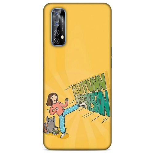 Huawei P Smart 2021 Kılıf Depresyon (44) Tough Armor Kılıf Mor Kahve