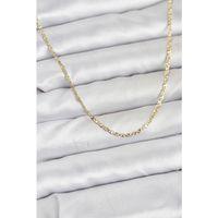 CM 14K Gold Renk Pirinç Lazer Model 60 cm Kadın Kolye