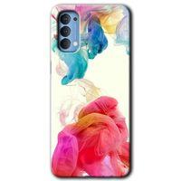 OPPO Oppo Reno 4 Kılıf HD Desen Baskılı Arka Kapak - Gökkuşağı Color
