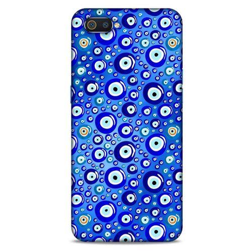 Nazarium (37) Desenli Silikon Kapak Oppo Realme C2 Kılıf