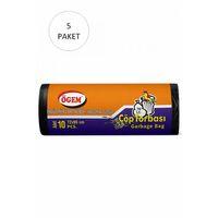 Endüstriyel Battal Boy Çöp Torbası 72 x 95 cm 10 Lu Rulo x 5 Paket = 50 Adet (Siyah)