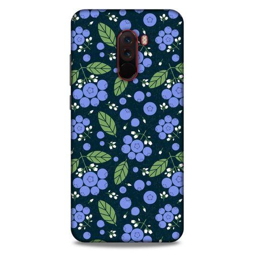 Frutix Blueberry 01 Xiaomi Pocophone F1 Kılıf Desenli Silikon