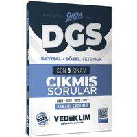 2026 DGS Prestij Serisi Sayısal Sözel Yetenek Tamamı Çözümlü Son 5 Sınav Çıkmış Sorular Yediiklim Yayınları