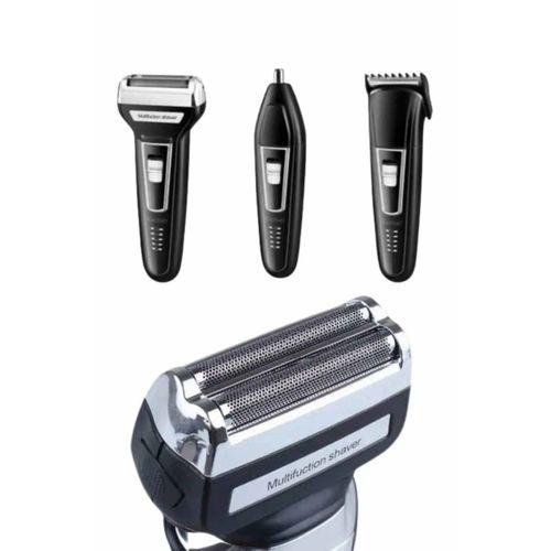 Kulak Burun Kıl Kesme Ense Yanak Tıraş Seti 3 Başlıklı Profesyonel