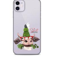 Zoologix (26) Apple iPhone 12 Mini Şeffaf Kılıf Silikon Desenli