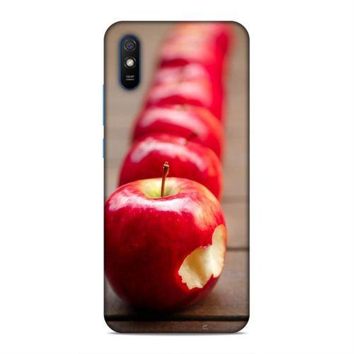 Xiaomi Redmi 9a Kılıf İsirilmis Elma Arka Kapak Silikon Koruma Full Koruyucu