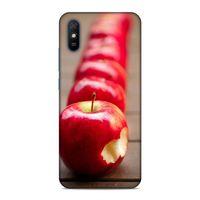Xiaomi Redmi 9a Kılıf İsirilmis Elma Arka Kapak Silikon Koruma Full Koruyucu