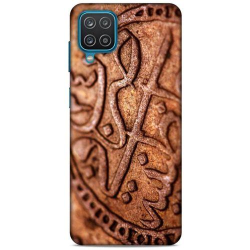 Samsung Galaxy A12 Uyumlu Kılıf Ottoman (39) Liquid Crystal Kılıf Osmanlı Demir Para