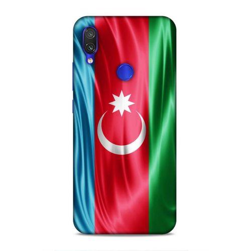 Xiaomi Redmi Note 7 Uyumlu Kılıf Azarbaijan (36) Glitter Kılıf Tam Bayrak