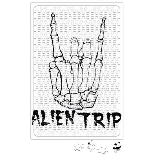 Caveira Alien Trip Puzzle 240 Parça Yapboz
