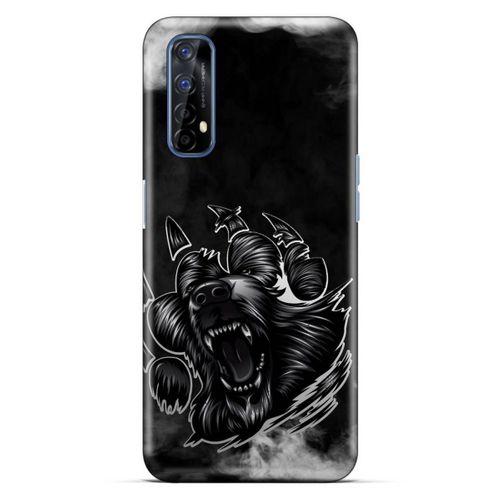 Lopard Oppo Realme 7 Uyumlu Kılıf Tattoo's (19) Kılıfları Siyah