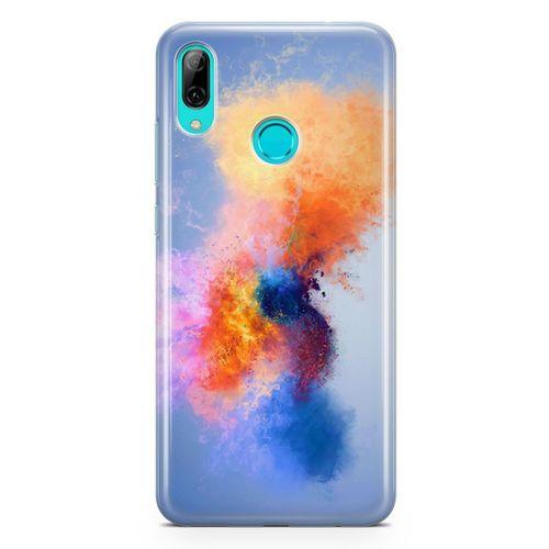 Huawei P Smart 2019 Kılıf Color Splash Arka Kapak Koruma Desenli Full Koruyucu