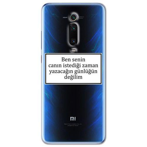 Xiaomi Mi 9T Kılıf HD Yazı Baskılı Silikon Arka Kapak - Yazı 10