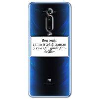 Xiaomi Mi 9T Kılıf HD Yazı Baskılı Silikon Arka Kapak - Yazı 10